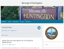 Tablet Screenshot of huntingdonboro.com